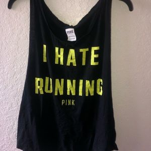 I Hate Running Tank Top Tee